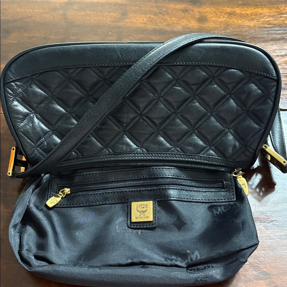MCM “Kiki” Quilted Leather Shoulder Bag - Picture 12 of 14